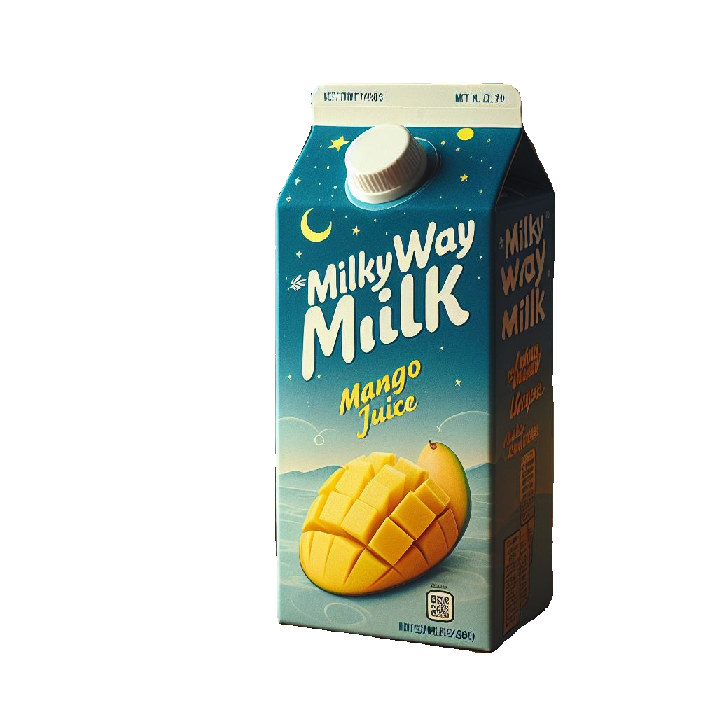 Fresh mango juice with pulp 1L milky way