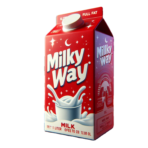 Full fat milk 1L Milky way